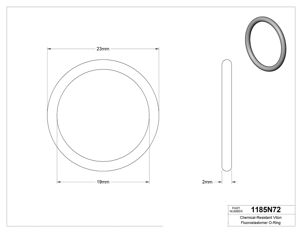 Technical drawing - 1185N72